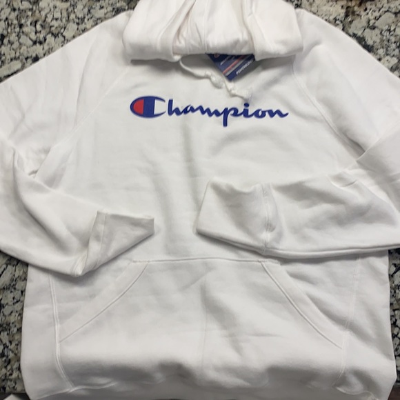 Champion Hoodie White Size Small - New with tags - Picture 2 of 4